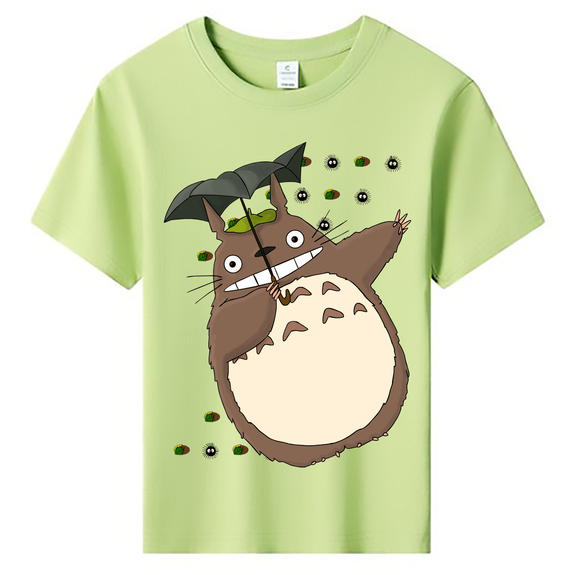 （画像用） となりのトトロ 草壁メイ 草壁サツキ My Neighbor Totoro Satsuki Kusakabe Mei Kusakabe 綿100％キッズTシャツ（フロントプリント）